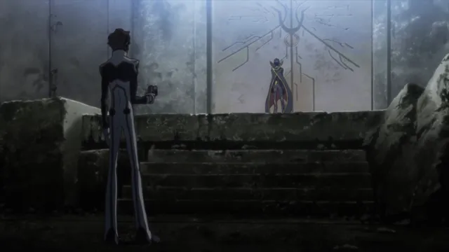 Code Geass - Suzaku Confronts Zero at 00:27 — LELOUCH