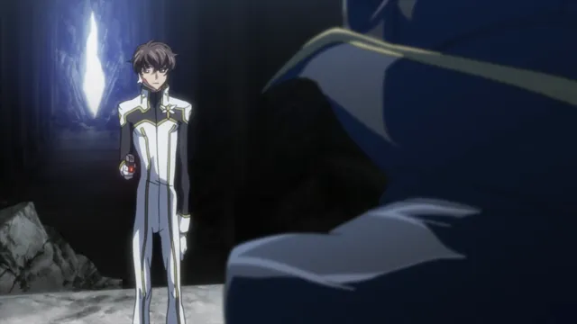 Code Geass - Suzaku Confronts Zero at 00:42 — SUZAKU