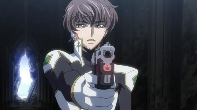 Code Geass - Suzaku Confronts Zero at 02:29 — SUZAKU