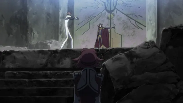 Code Geass - Suzaku Confronts Zero at 03:11 — SUZAKU