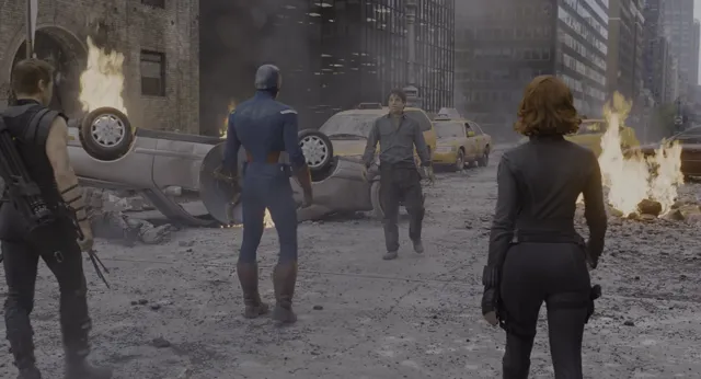 Chitauri Invasion - The Avengers 2012 at 00:14 — HULK
