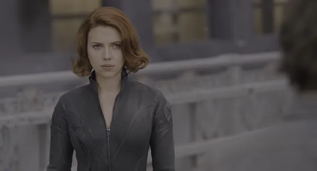 Chitauri Invasion - The Avengers 2012 at 00:18 — BLACK WIDOW
