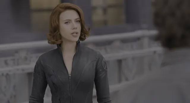 Chitauri Invasion - The Avengers 2012 at 00:21 — BLACK WIDOW