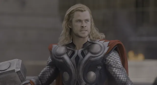 Chitauri Invasion - The Avengers 2012 at 00:37 — THOR