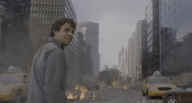 Chitauri Invasion - The Avengers 2012 at 00:52 — HULK