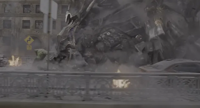 Chitauri Invasion - The Avengers 2012 at 01:03 — HULK