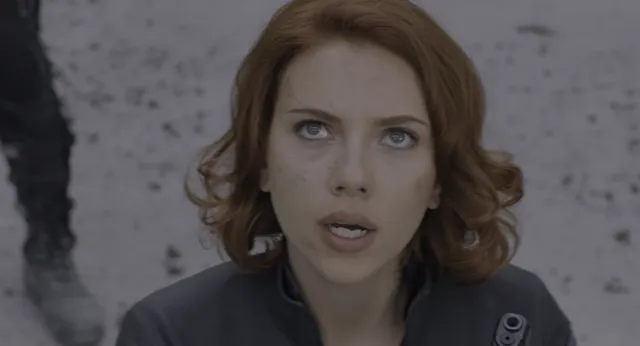 Chitauri Invasion - The Avengers 2012 at 01:49 — BLACK WIDOW