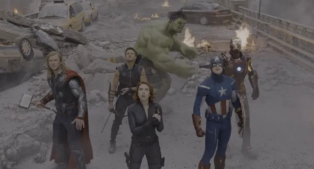 Chitauri Invasion - The Avengers 2012 at 01:51 — IRON MAN