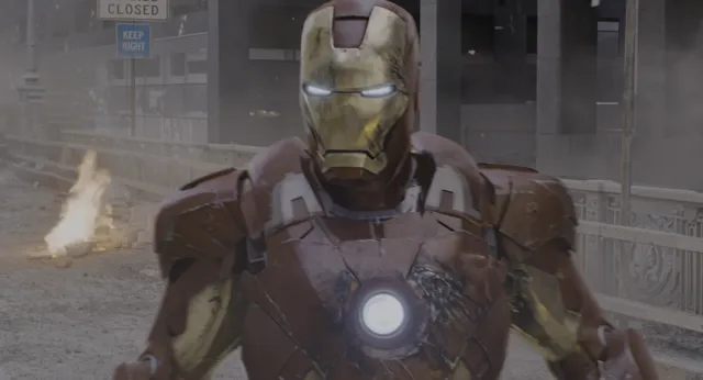 Chitauri Invasion - The Avengers 2012 at 02:05 — IRON MAN