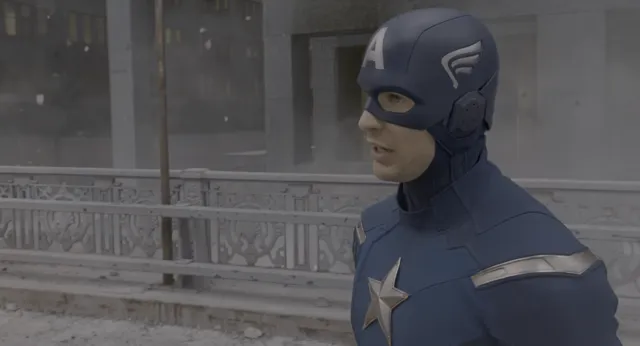 Chitauri Invasion - The Avengers 2012 at 02:10 — CAPTAIN AMERICA