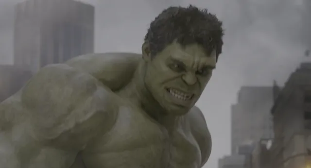 Chitauri Invasion - The Avengers 2012 at 02:23 — HULK