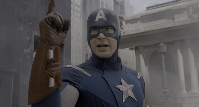 Chitauri Invasion - The Avengers 2012 at 02:25 — CAPTAIN AMERICA