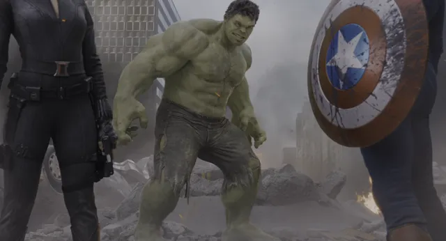 Chitauri Invasion - The Avengers 2012 at 02:26 — HULK