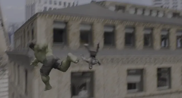 Chitauri Invasion - The Avengers 2012 at 02:38 — HULK