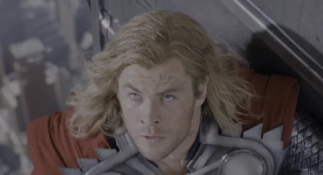 Chitauri Invasion - The Avengers 2012 at 02:47 — THOR