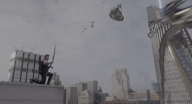 Chitauri Invasion - The Avengers 2012 at 03:28 — ARROW