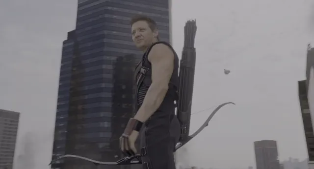 Chitauri Invasion - The Avengers 2012 at 03:35 — HAWKEYE
