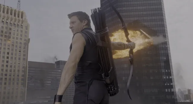 Chitauri Invasion - The Avengers 2012 at 03:38 — HAWKEYE