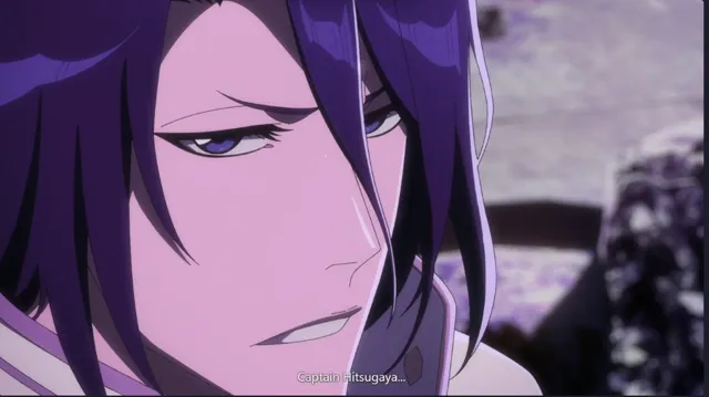 Hitsugaya getting older at 00:13 — BYAKUYA