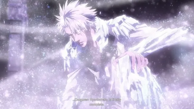 Hitsugaya getting older at 00:31 — HITSUGAYA