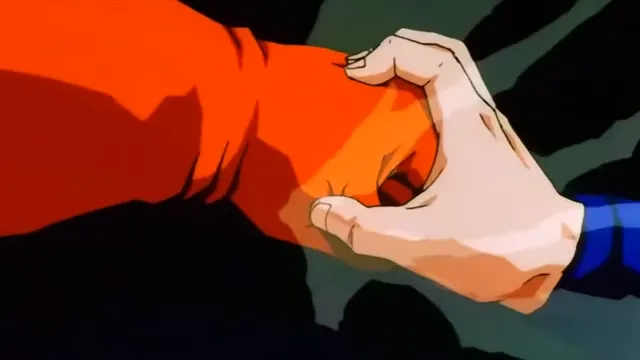 False Super Saiyan at 00:13 — GOKU