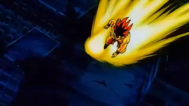 False Super Saiyan at 01:31 — GOKU