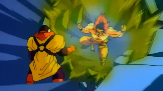 False Super Saiyan at 01:34 — GOKU