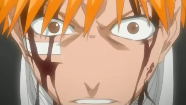Hollow Ichigo vs Byakuya Kuchiki at 00:05 — ICHIGO
