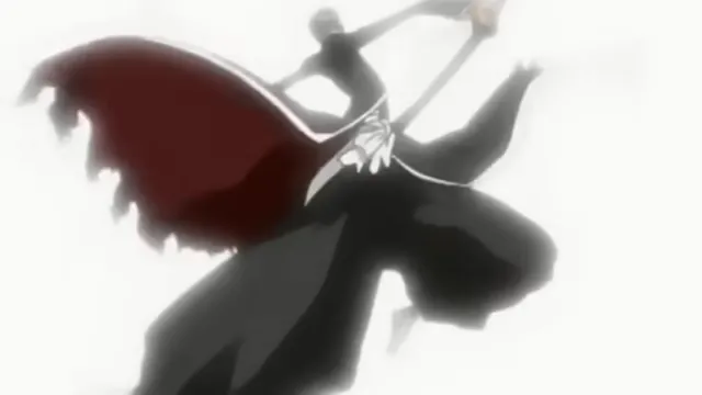 Hollow Ichigo vs Byakuya Kuchiki at 01:01 — HOLLOW ICHIGO