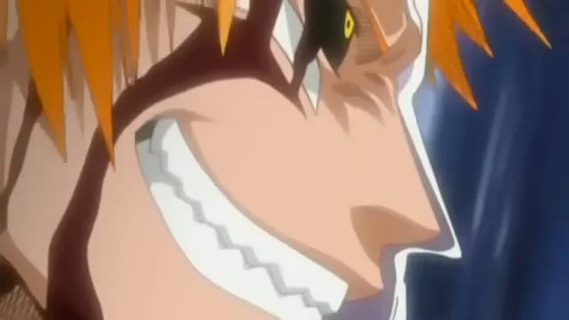 Hollow Ichigo vs Byakuya Kuchiki at 01:22 — HOLLOW ICHIGO