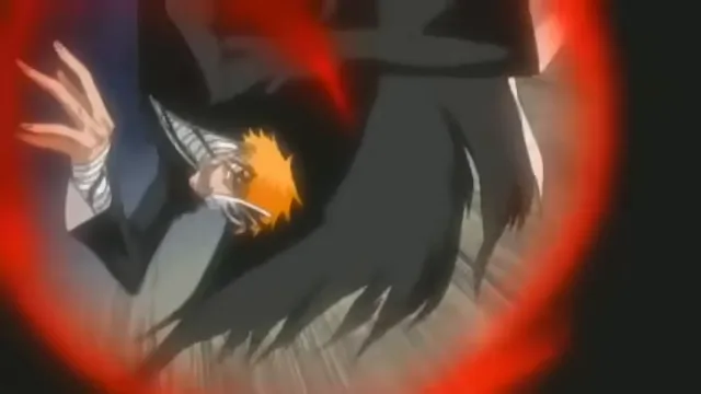 Hollow Ichigo vs Byakuya Kuchiki at 01:49 — HOLLOW ICHIGO
