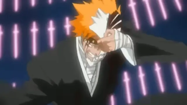 Hollow Ichigo vs Byakuya Kuchiki at 02:30 — HOLLOW ICHIGO