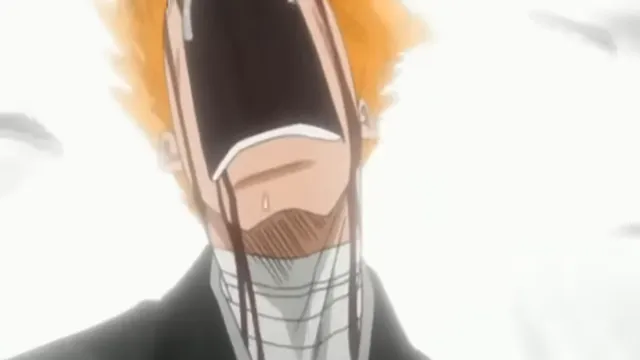 Hollow Ichigo vs Byakuya Kuchiki at 02:52 — HOLLOW ICHIGO